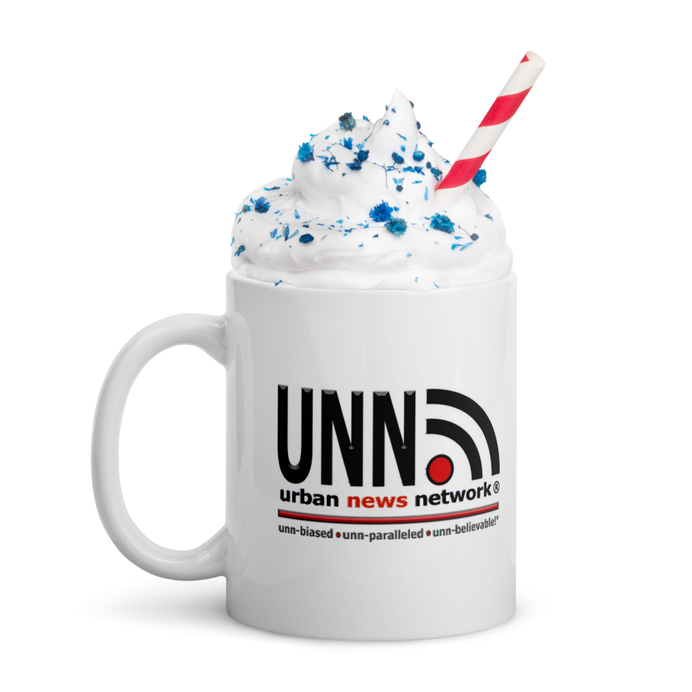 urban news network® White glossy mug