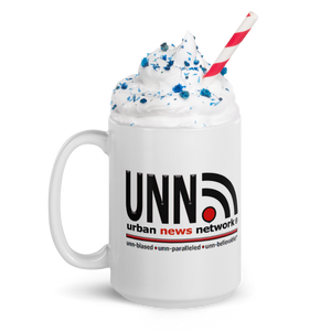 urban news network® White glossy mug