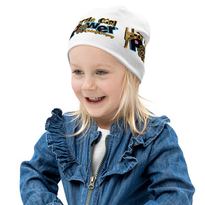 Little Girl Power™ Clothing Company All-Over Print Kids Beanie