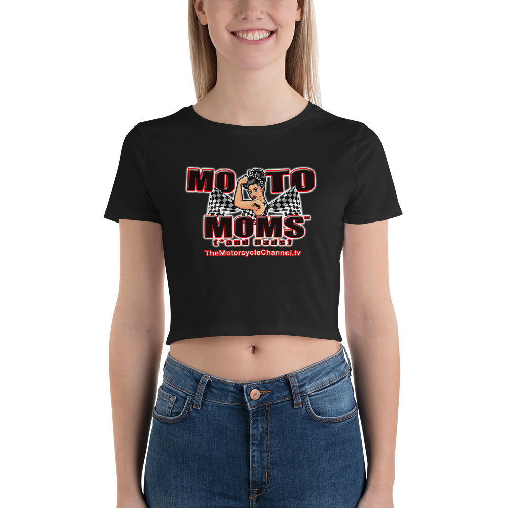 Moto-Moms™ Women’s Crop Tee