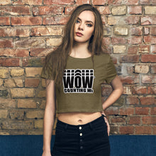Load image into Gallery viewer, WOW® Counting Ws Women’s Crop Tee