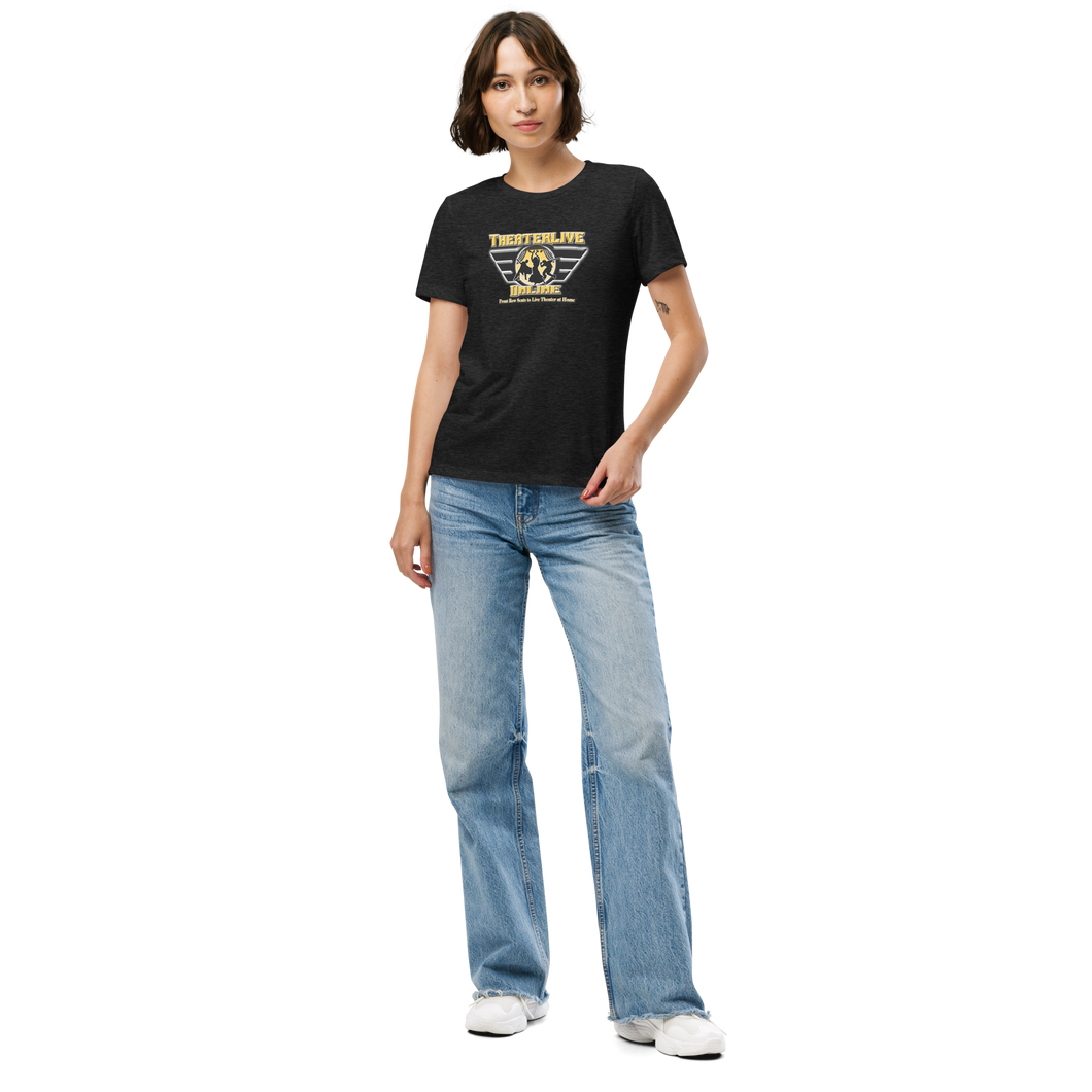  TheaterLive Online® Women’s relaxed tri-blend t-shirt