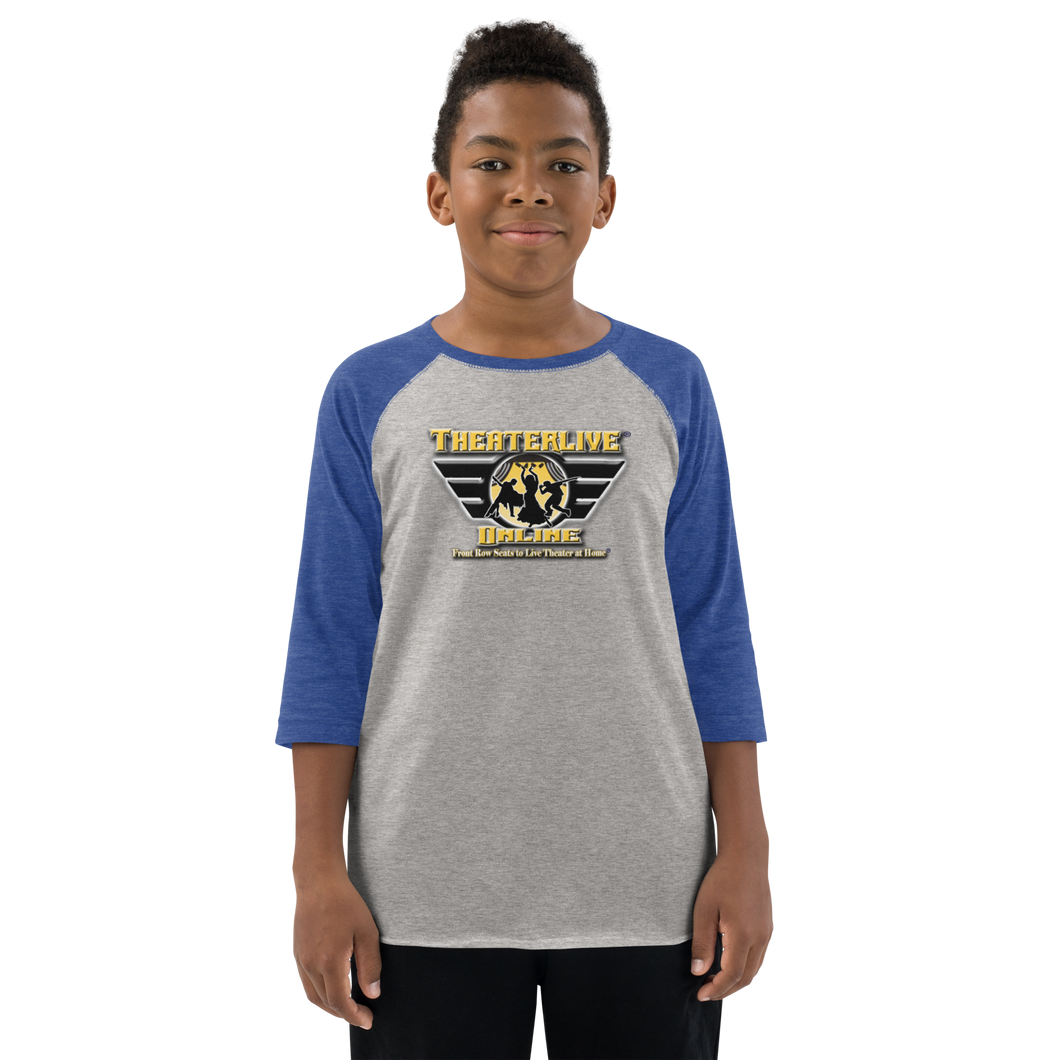 TheaterLive Online® Youth baseball shirt